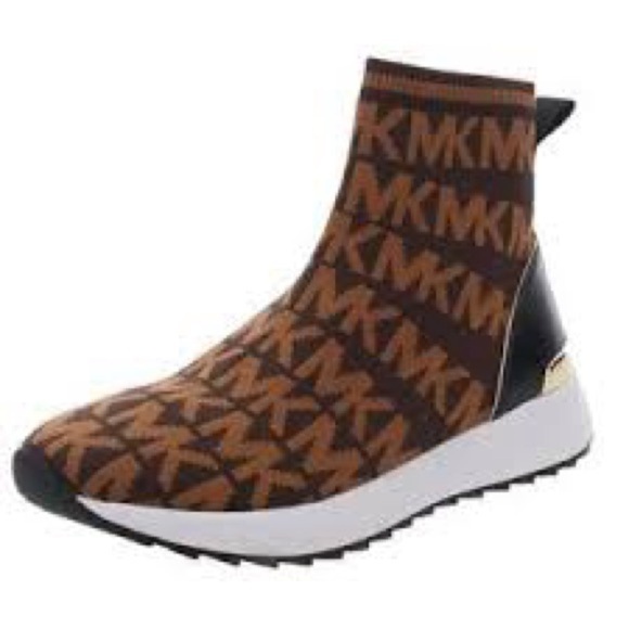 Skyler Logo Stretch Knit Sock Sneaker - Picture 1 of 9